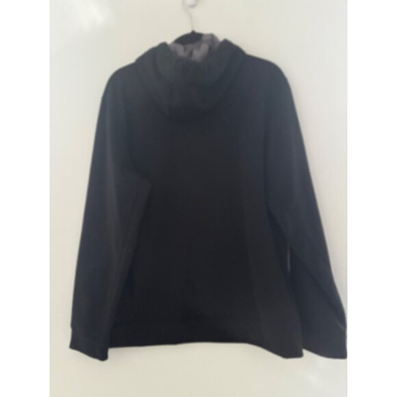 Russell Athletic Mens Large 42-44 Black‎ Hoodie Pullover w Front Pocket - Picture 4 of 6